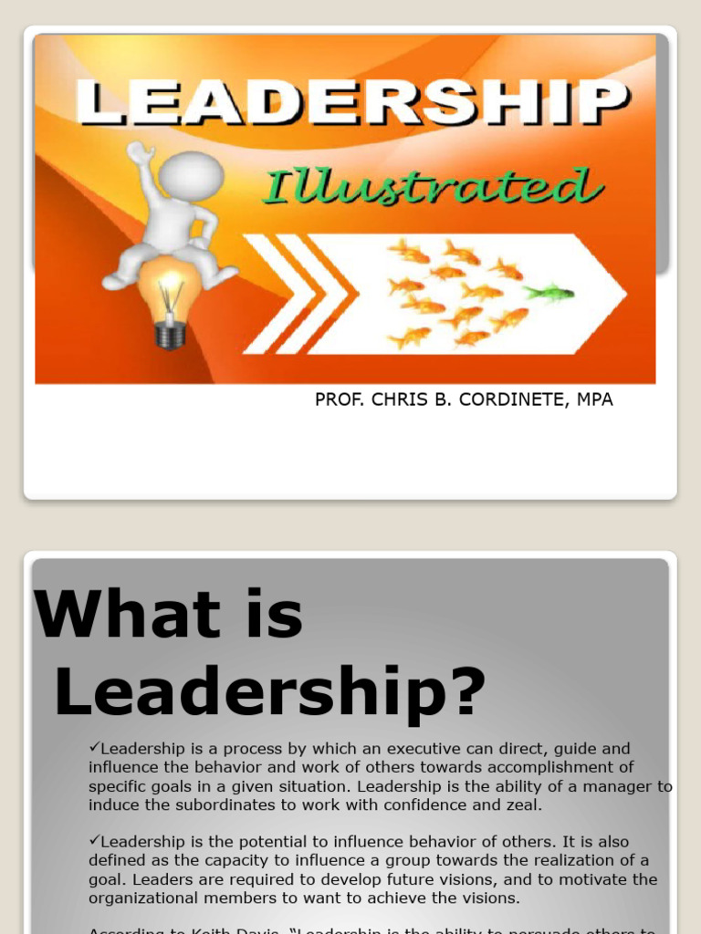 Leadership | PDF | Leadership | Goal