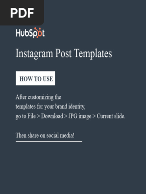 14 Instagram Post Templates