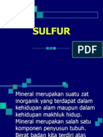 Sulfur