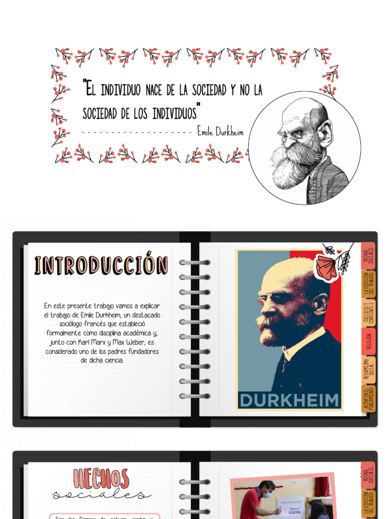 Emilio Durkheim | PDF | Emile Durkheim | Pensamiento