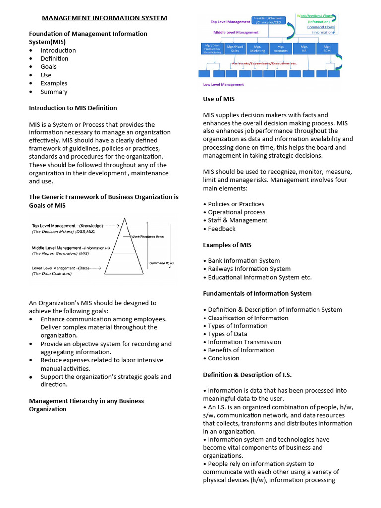 Understanding Management Information Systems | PDF | Network Topology ...