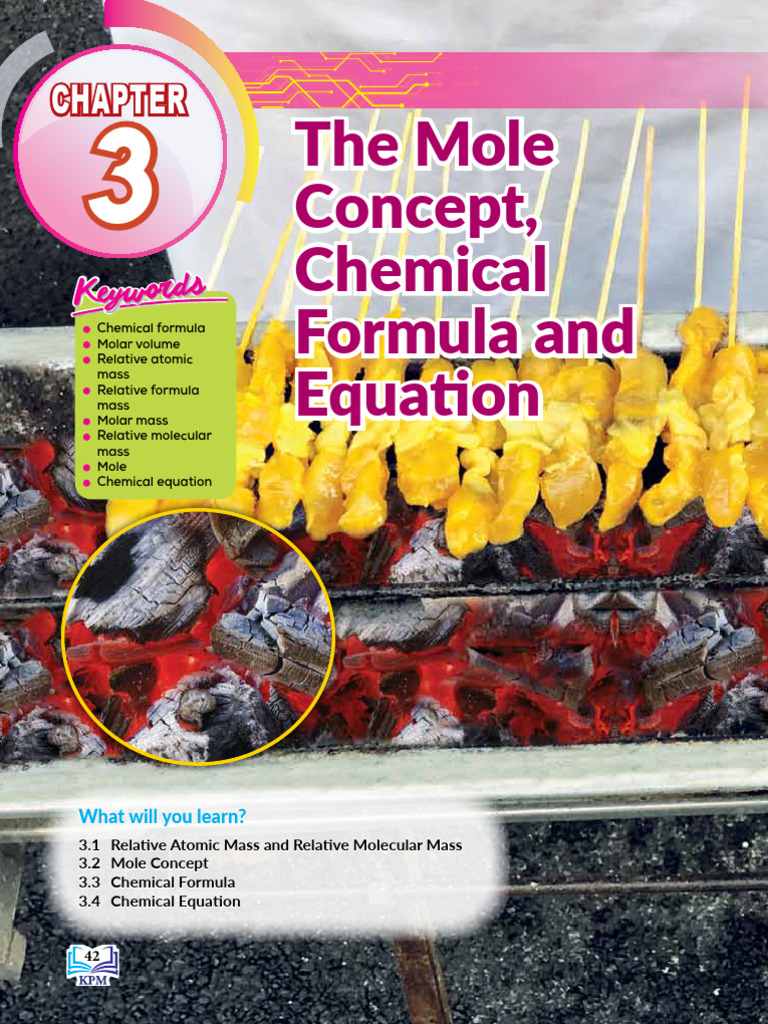 F4 Chapter 3 Concept of Mole | PDF | Mole (Unit) | Molecules