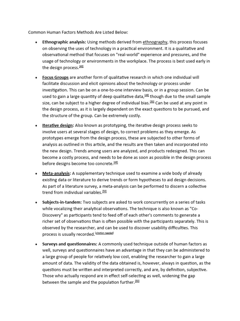 common-human-factors-methods-are-listed-below-pdf-survey