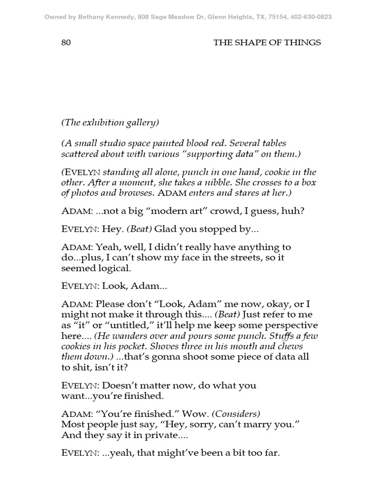 The Shape of Things | PDF