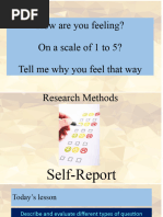 Self Report