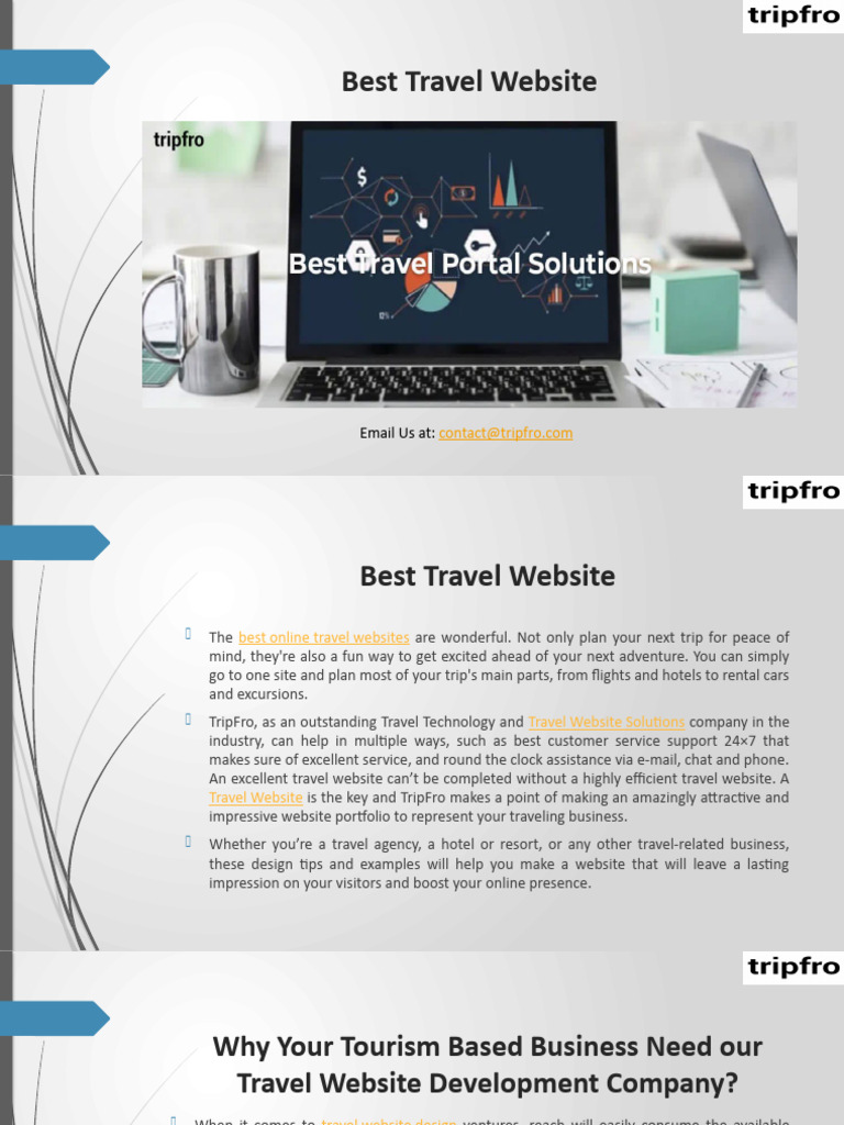 Best Travel Website Development Services | PDF | Web Development | Tourism