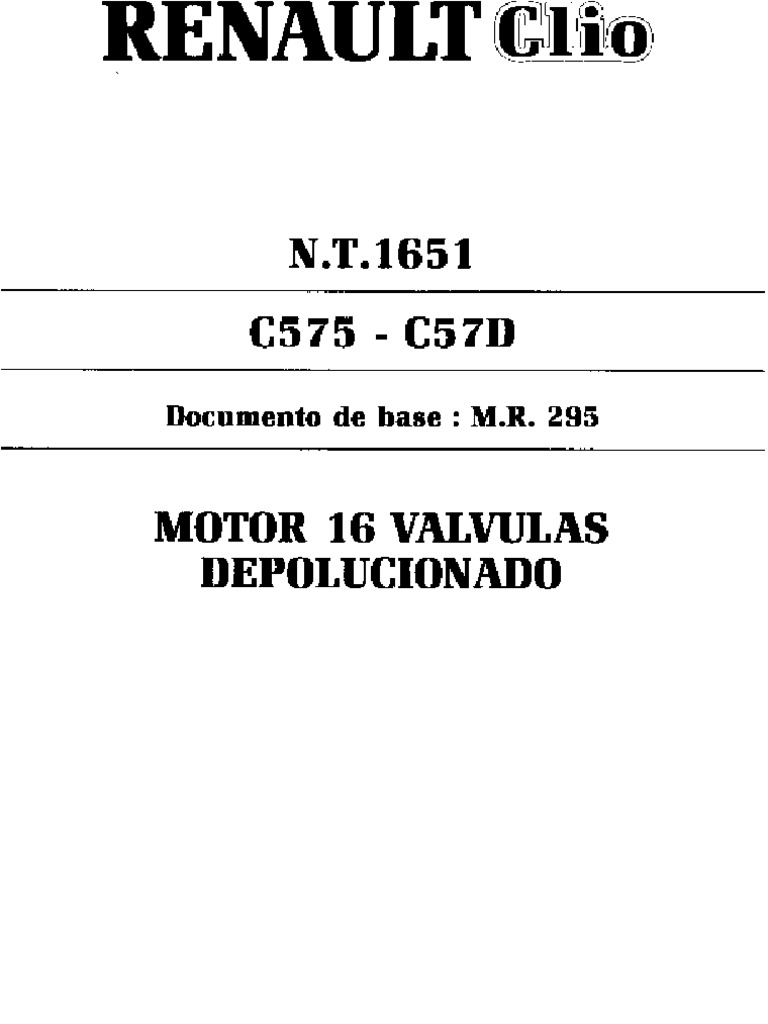 Clio 16v - Manual de Taller | PDF
