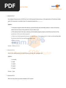 IBPS SO Law Mains 2023 Previous Year Paper