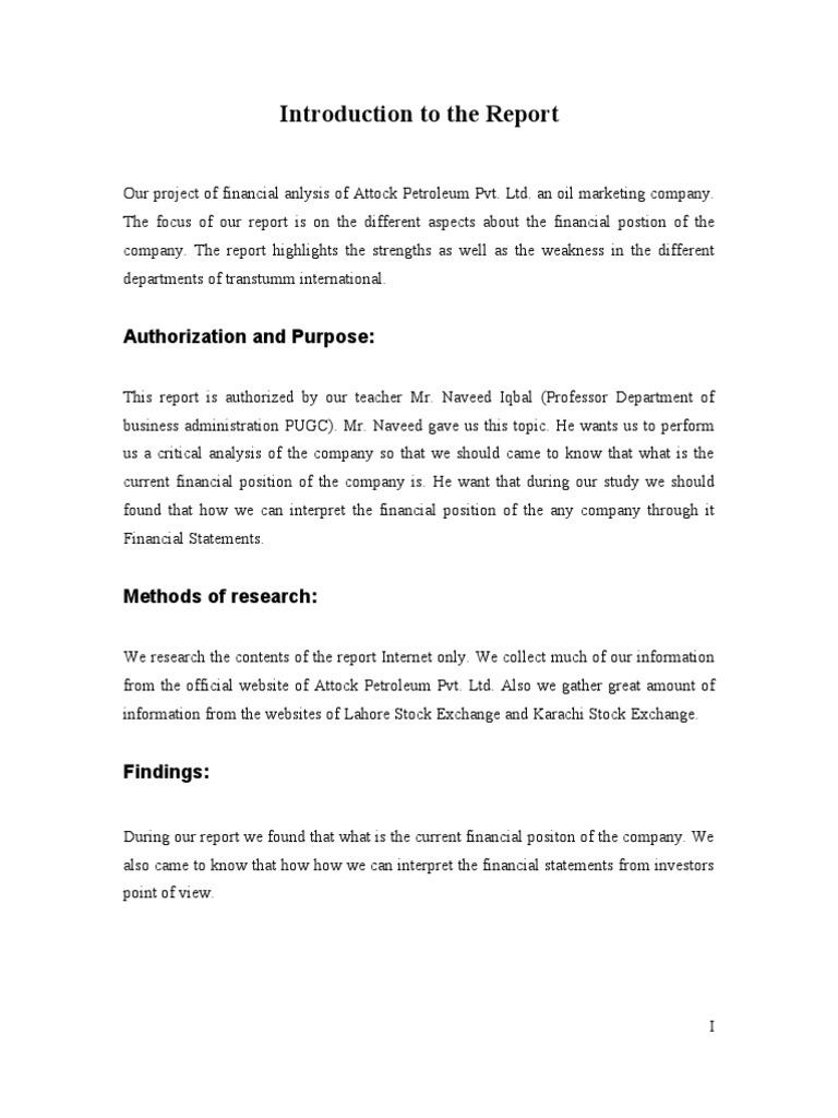 Financial Analysis of Attock Petroleum | PDF | Religion And Belief