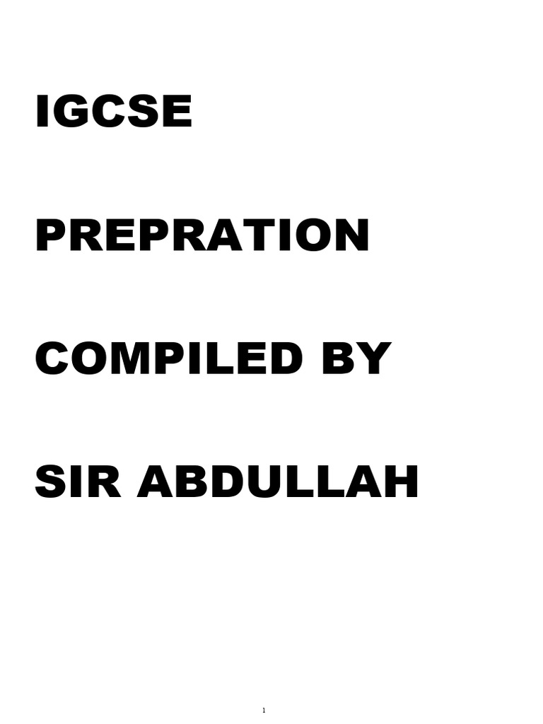IGCSE Accounting Practice Questions | PDF | Debits And Credits | Banks