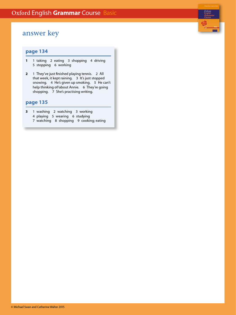 Infinitive and Ing Forms Key | PDF | Language Families | Linguistic ...
