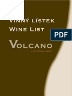 Volcano Cafe Restaurant Wine Card 08