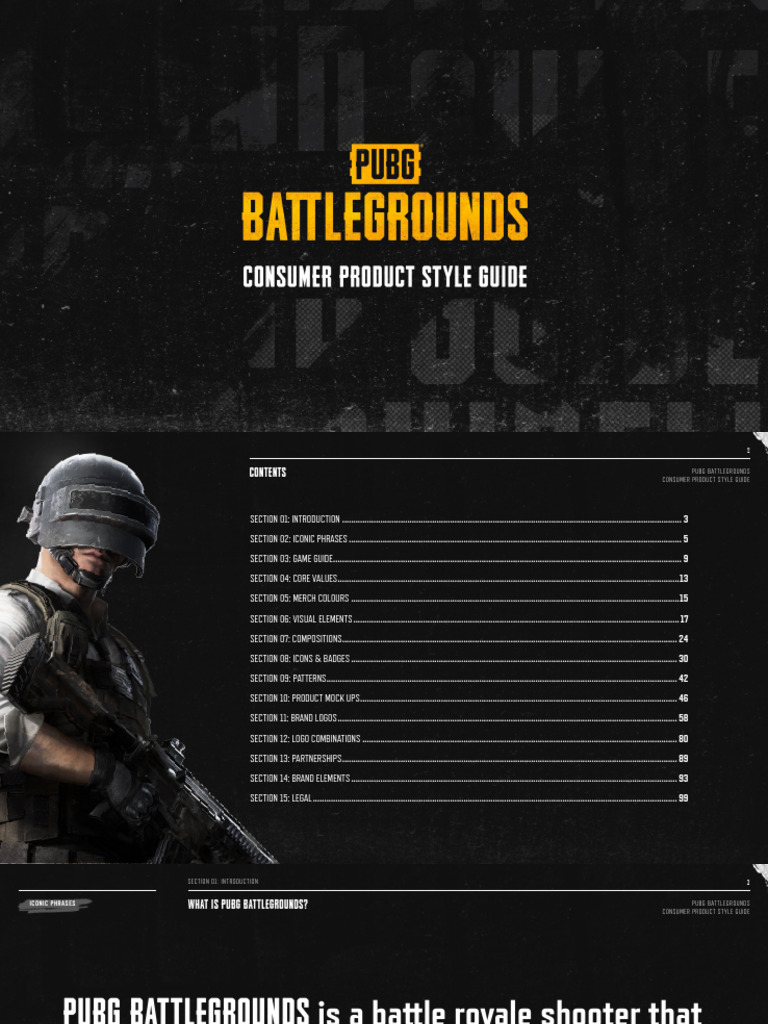 PUBG Battlegrounds Merch Guidelines | PDF