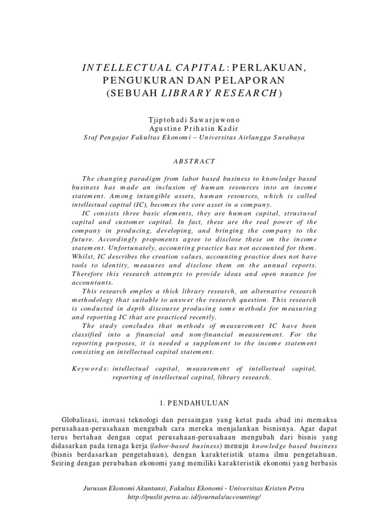 Intellectual Capital | PDF