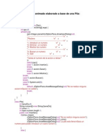 Programa Animado Elaborado a Base de Una Pila