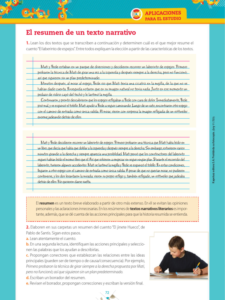 El Resumen - Propuesta de Kapelusz | PDF