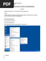 Visual Basic Lab Manual