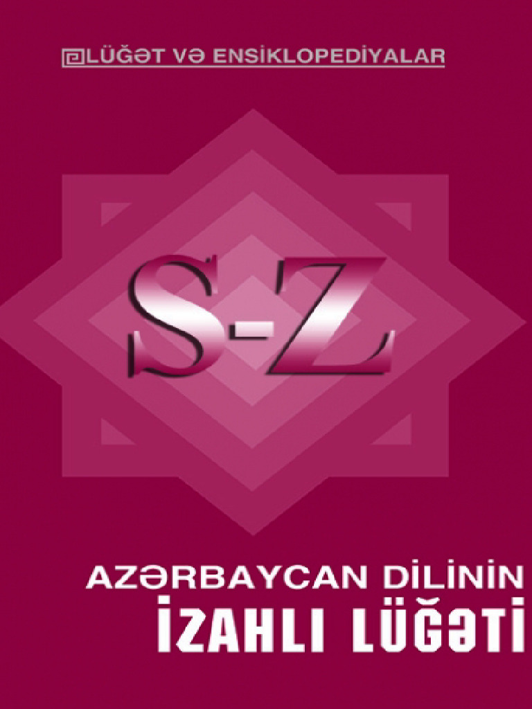 Azərbaycan Dilinin Izahlı Lüğəti - 4 @PDF - Kitablar | PDF