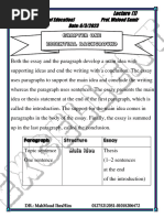 PEE Paragraph Structure Explained | PDF | Cognitive Science