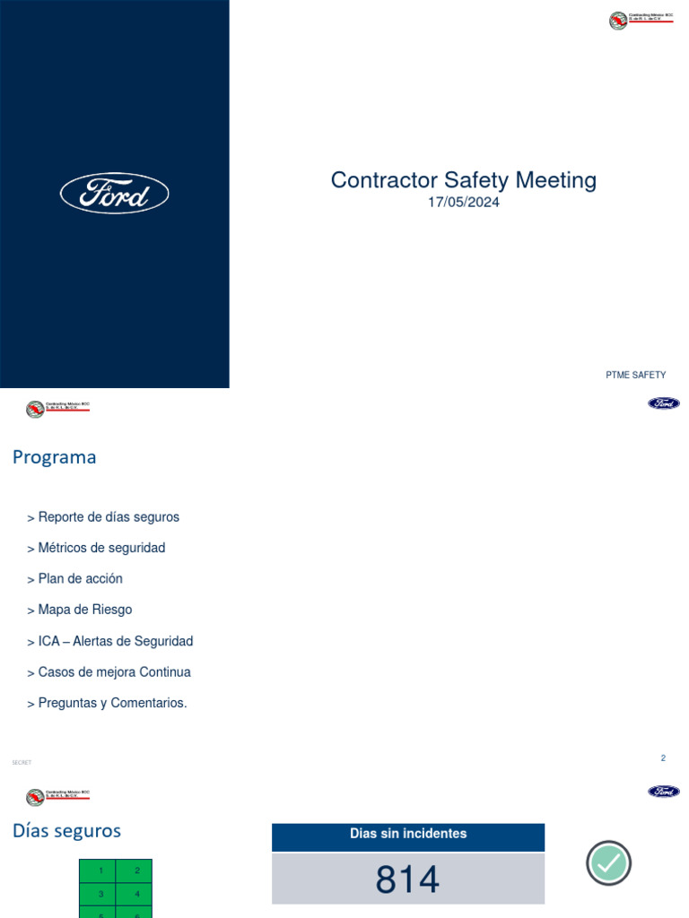 Daily+Safety+Meeting+ 17-05-2024 - 013358 | PDF | Desastres