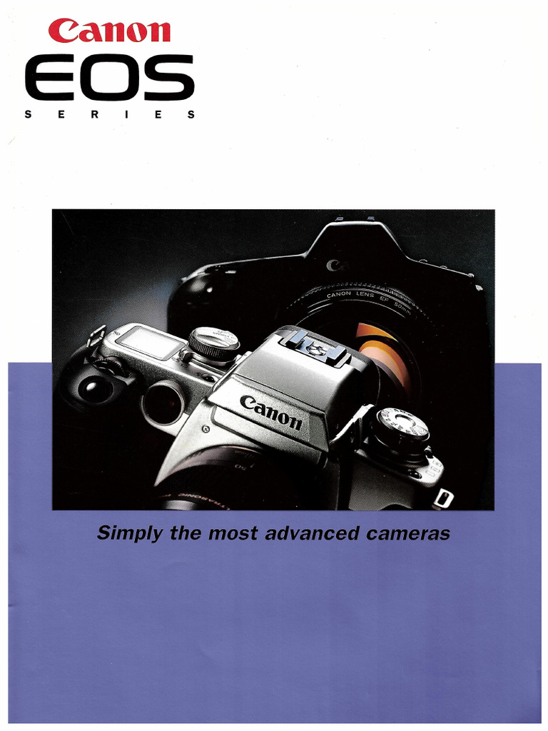 Canon EOS System EOS 1n-5-500 Etc. Englisch Broschüre | PDF