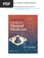 Principles of Manual Medicine マニュアルメディスン Greenman's principles of manual medicine : DeStefano, Lisa A