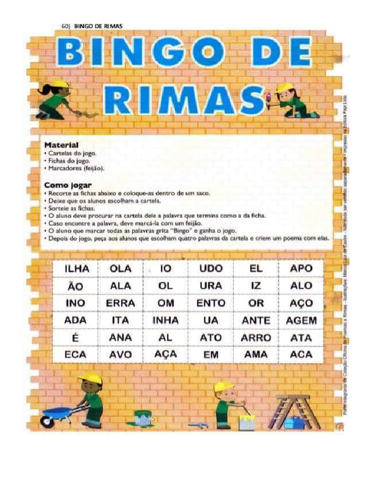 Bingo Das Rimas | PDF