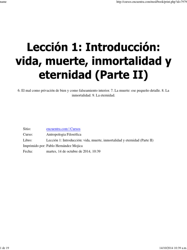 002 AF Inmortalidad y Eternidad | PDF | Alma | Mal