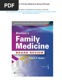 Bratton's Family Medicine Board Review. 5th Edition. ISBN 1451190786, 978-1451190786