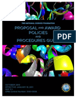 Proposal Award Policies Procedures Guide