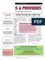 Payers & Providers California Edition - Issue of December 15, 2011