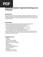 Common English Greetings Guide | PDF
