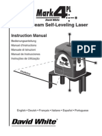 Five Beam Self-Leveling Laser: Instruction Manual