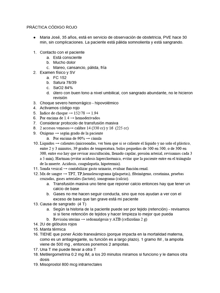 Codigo Rojo Que Es
