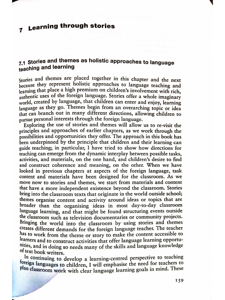 Cameron l 2002 learning through stories en teaching languages to