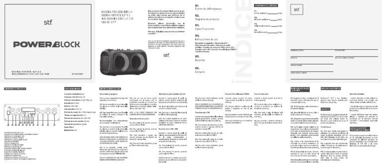 PowerBlock 6 Manual Curvas | PDF