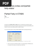 Stiffness Modifiers for ETABS Walls | PDF | Mechanics | Applied And ...