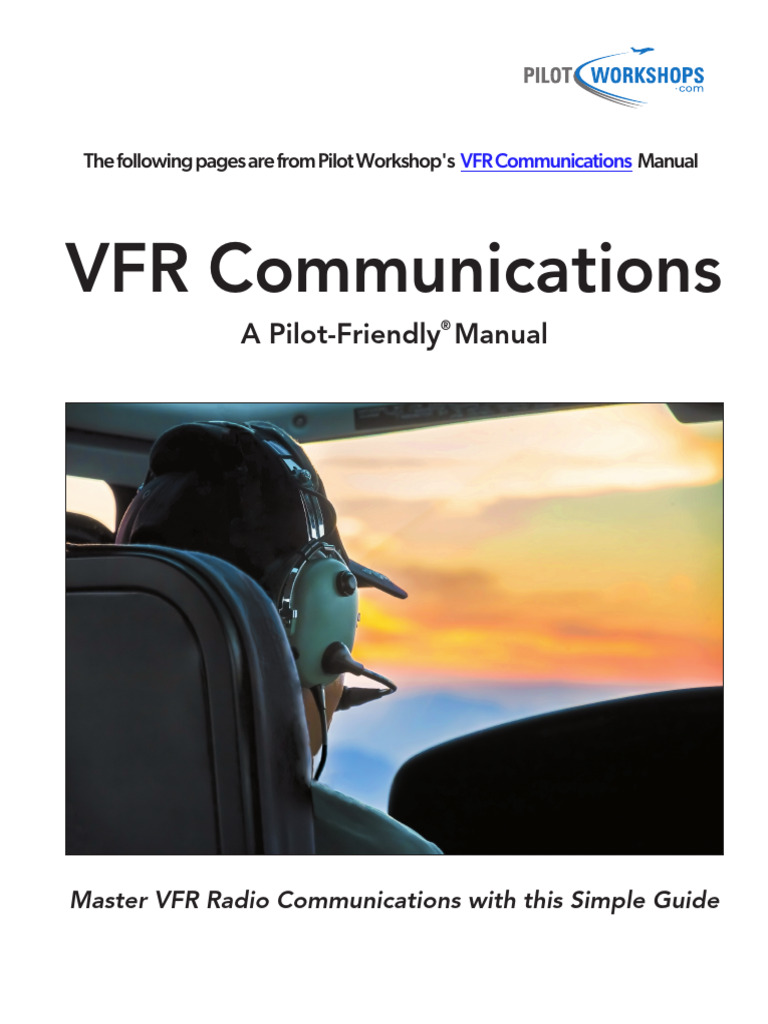 Pages From PFM VFR Communication Tip | PDF | Air Traffic Control ...