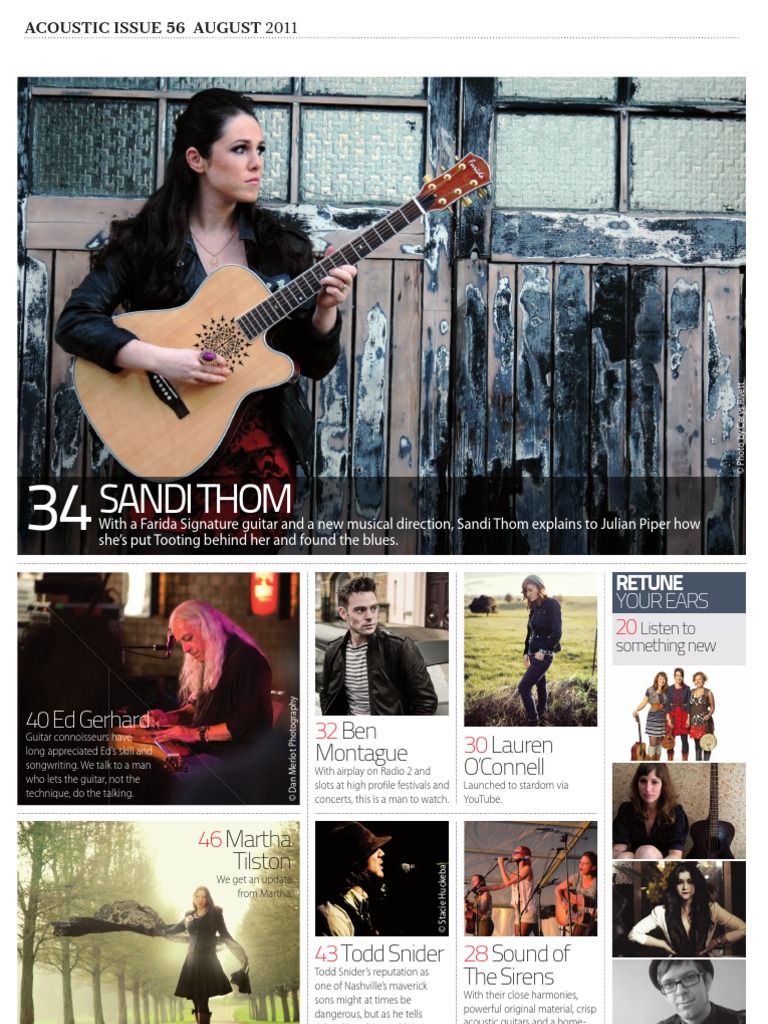 Issue 56 Contents | Instrumentos de cuerda | Armónica