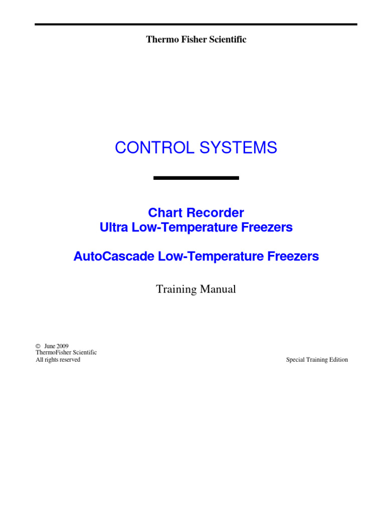 ULT Controls Training Manual Special Edition | PDF | Heat Exchanger ...
