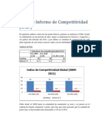 Análisis Informe de Competitividad