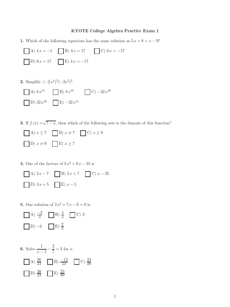Collalg1 Questions | PDF | Geometry | Algebra