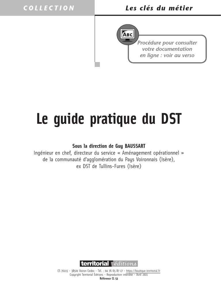 Le Guide Pratique Du DST | PDF | Eau | Accessibilité