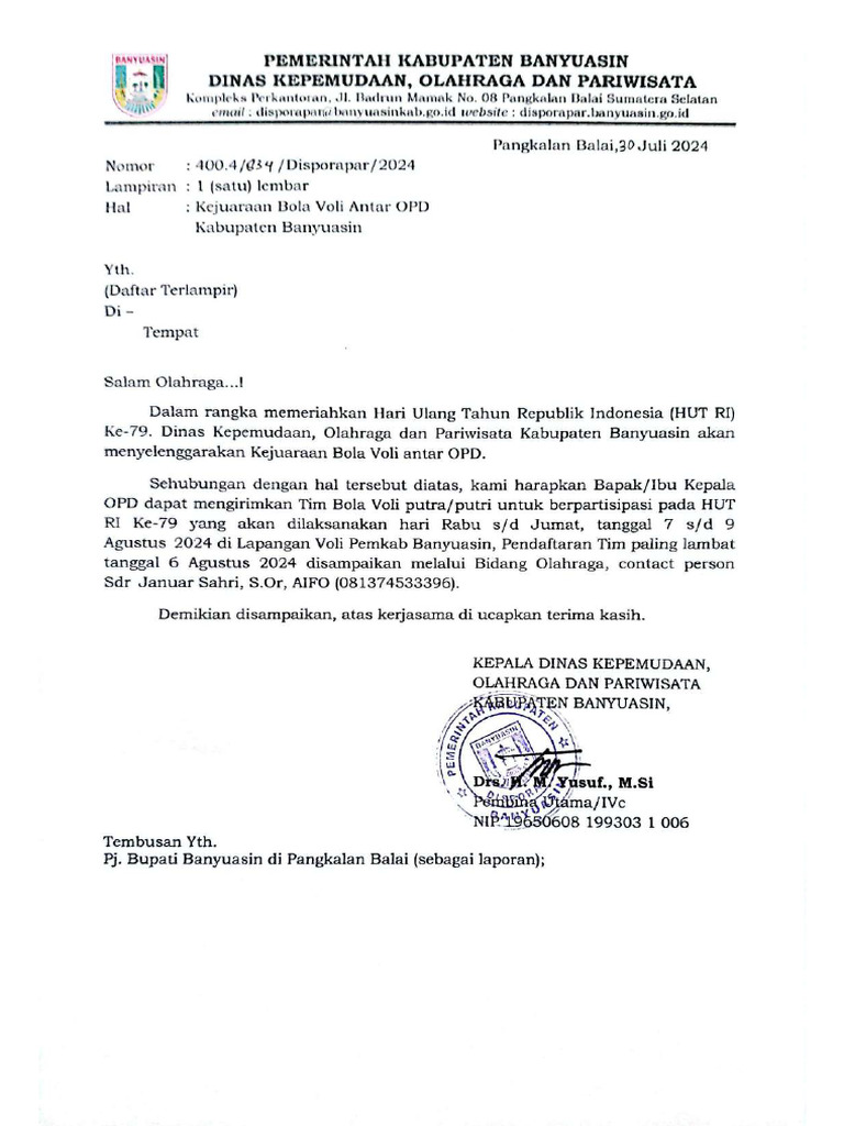 HKN ke-61: Turnamen Sepak Bola Antar OPD Dinas Kesehatan Buol