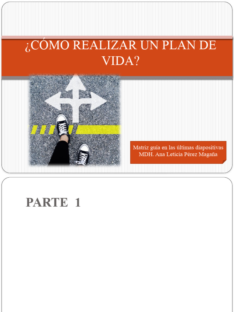 Corregidocomo Realizar Un Plan de Vida | PDF