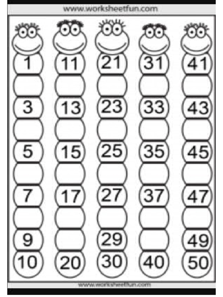 Number Worksheet | PDF