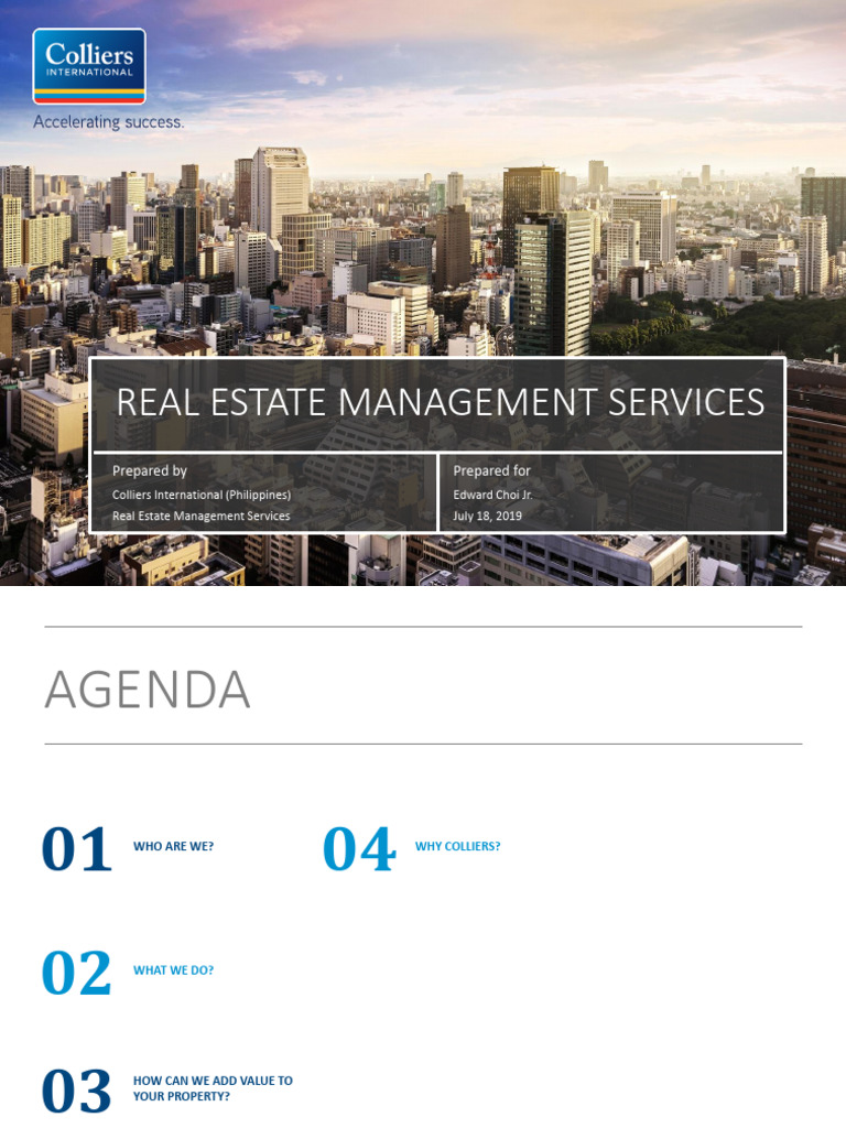 Colliers International Property Management Services | PDF | Business