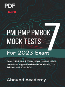 PMI PMP® PMBOK 7 Mock Tests Over 2 Full Mock Tests, 360+ Realistic PMP Questions Aligned With PMBOK 7