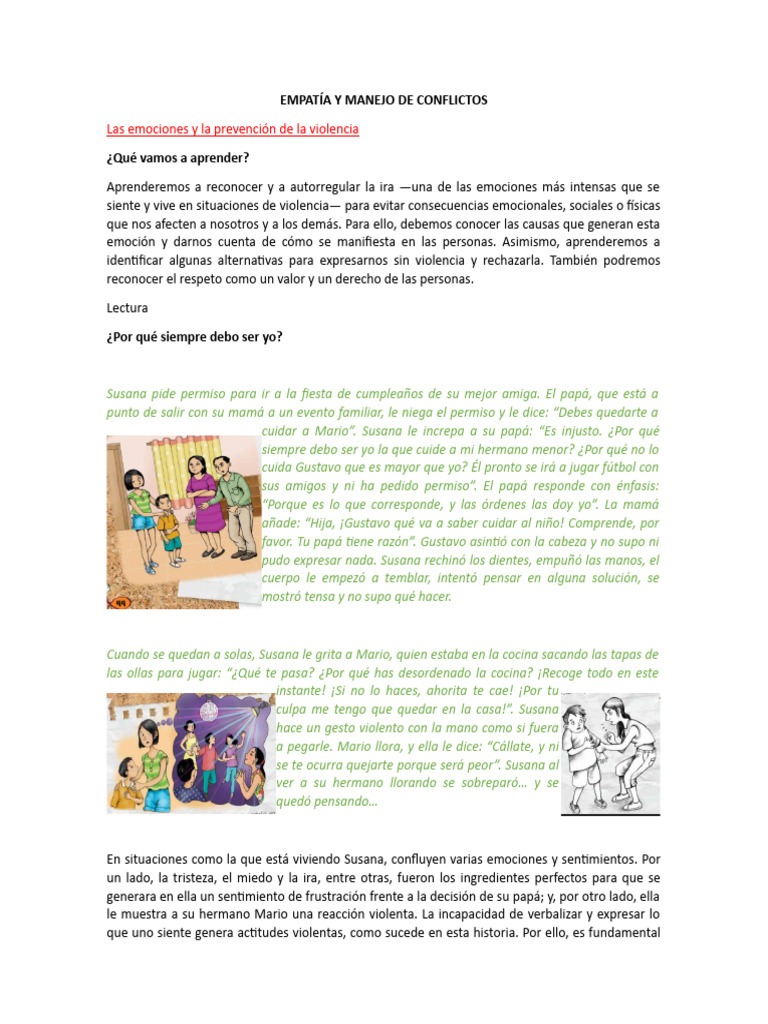 Manejo de Ira y Empatía | PDF | Las emociones | Ira