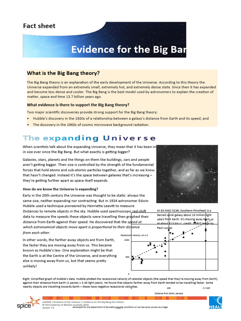 Understanding the Big Bang Theory | PDF | Cosmic Microwave Background ...